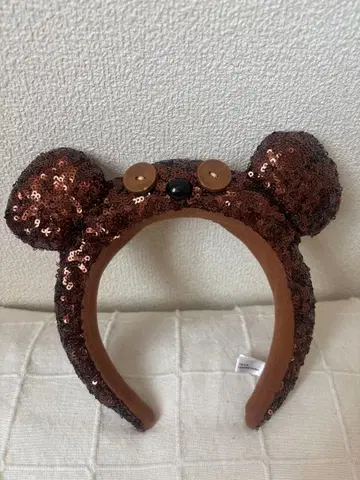 유니버 팀 브라운 스팽글 머리띠