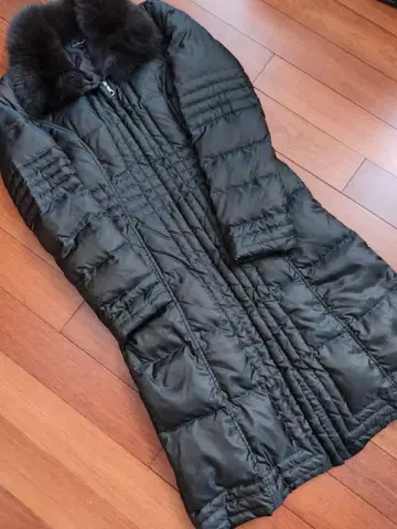 LAUTREAMONT 다크 브라운 롱 다운 자켓, 2웨이