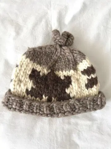 캐나다제 빈티지 울 니트 모자 비니 데드스탁