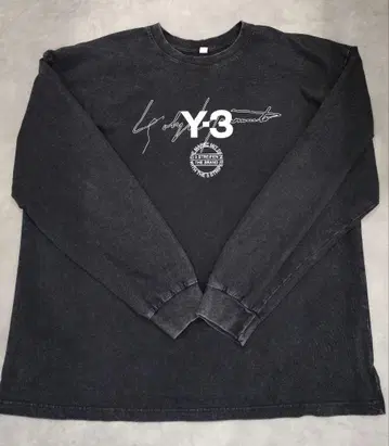 남성용 블랙 롱 T