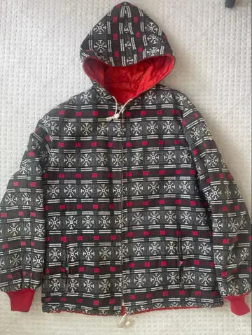70s 스키 자켓 체크 vintage