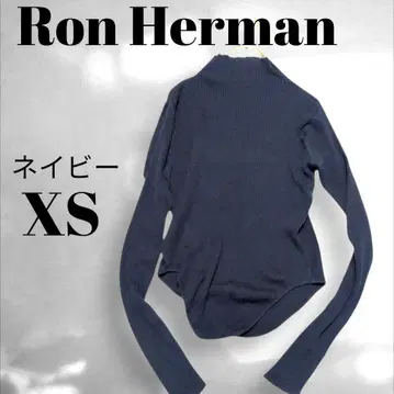 론 허먼 리브 니트 네이비 XS 신축 슬림 미 실루엣