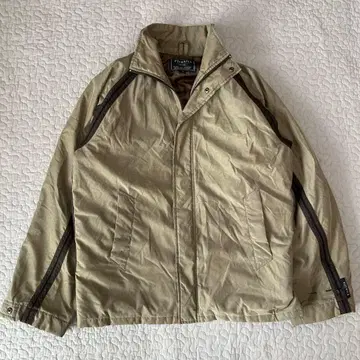 PisaAlto 패딩 자켓 M 사이즈 베이지 계열 라인 디자인 남성용