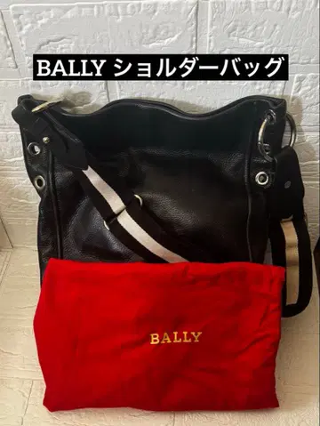 금요일 세일 오늘만 BALLY 블랙 가죽 숄더백