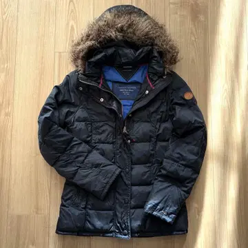 [ Tommy Hilfiger 후드 부착 다운 자켓 S ]