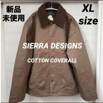 시에라 디자인 코튼 커버올 베이지 안감 부착 XL 사이즈 아우터