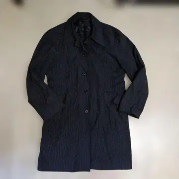 Les zazous 블랙 스트라이프 테일러드 자켓