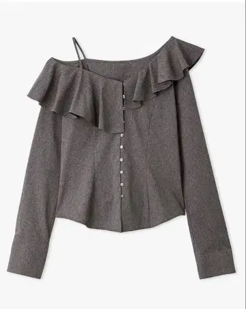 SNIDEL 아지메 플레어 블라우스