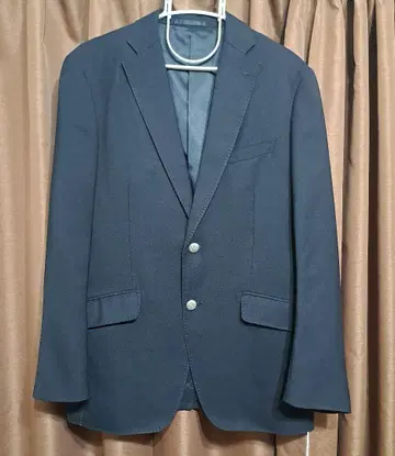 네이비 테일러드 자켓 실버 버튼 M