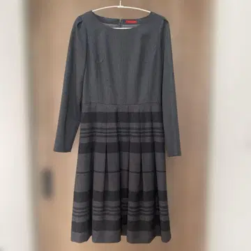 [ 새상품급 ] Yorkland 요크랜드 울 100% 긴팔 A라인 원피스