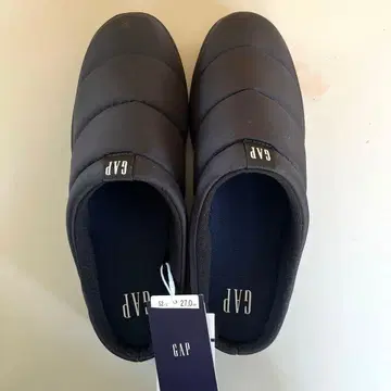 [ 미사용 새상품 ] GAP 네이비 슬립온 샌들 27.0cm 남성용
