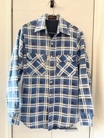 70s Montgomery Word 플란넬 셔츠 vintage