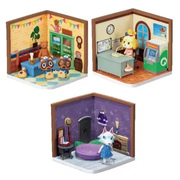 [ 미사용 새상품 ] 동물의 숲 해피룸 리멘트 모동숲 3세트