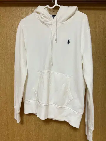 랄프 로렌 후드티 화이트