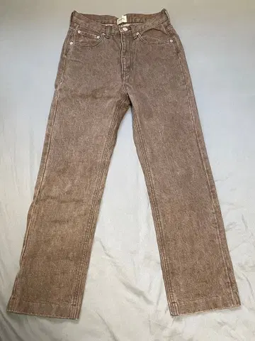 [ SHISHIKUI ] BASIC JEANS / BROWN 사이즈 24