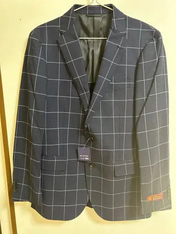 마틴슨 네이비 체크 비즈니스 자켓 M-L-XL