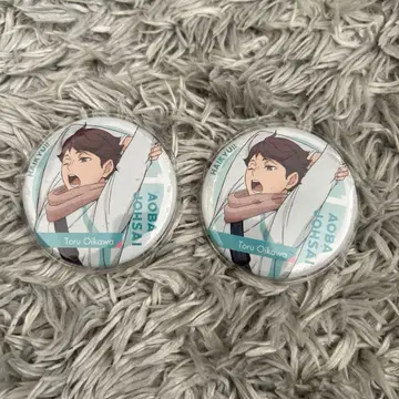 하이큐 캔뱃지 각각의 아침 오이카와 토오루