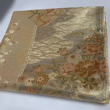 후쿠로 오비 골드 고전 패턴