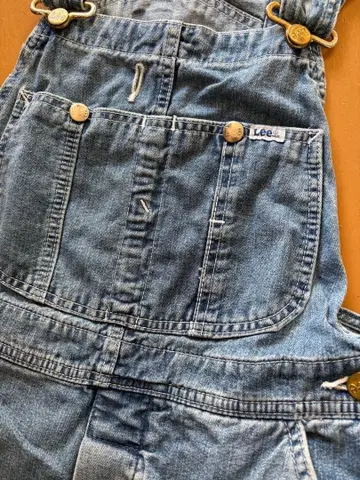 리 데님 오버롤