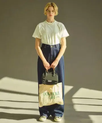 아웃도어프로덕츠 LEE 별주 하이웨스트 루즈 데님