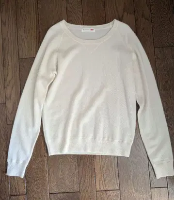 토마스 메이어 유니클로 콜라보 아이보리 긴팔 캐시미어 니트