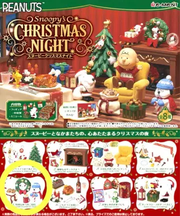 익명 배송 리멘트 스누피 크리스마스 나이트 1종 미개봉 새상품