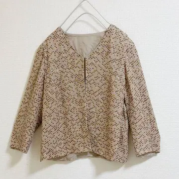 라페스타 스팽글 실크 타케시야지마 겉옷 라이트 아우터