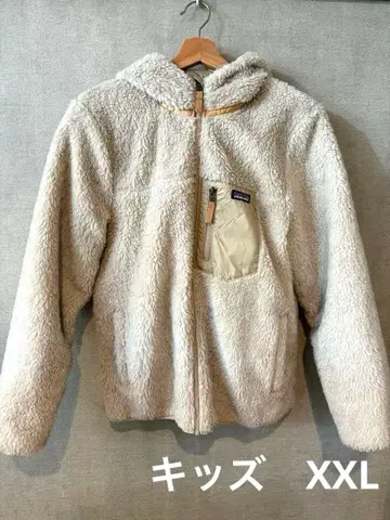 파타고니아 플리스 보아 리버서블 자켓 베이지 키즈 XXL