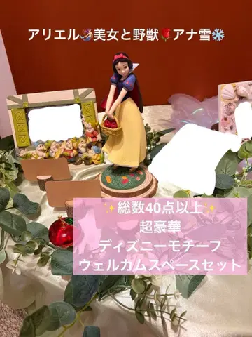 [초호화] 웨딩 웰컴 스페이스 디즈니 프린세스