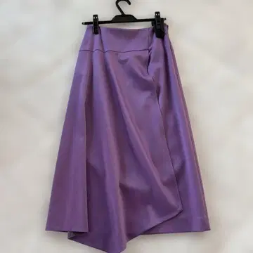 Ballsey 퍼플 플레어 롱 스커트