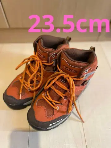 HI-TEC 등산화 23.5EEE 오렌지 새상품급