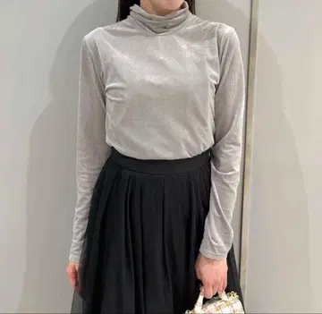 CELFORD 셀포드 벨로아 세미 시어 탑 BLK F 미사용 새상품