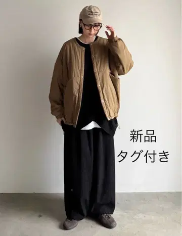 새상품 ARULLE 이너 코튼 라이트 자켓 브라운