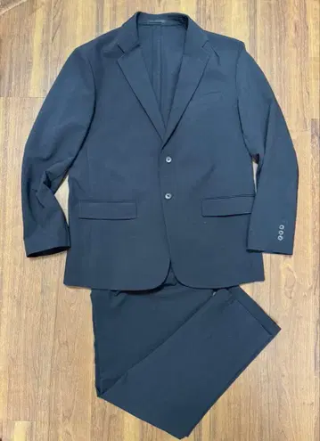 유니클로 수트 감동 자켓 감동 팬츠 2종 세트 다크 네이비