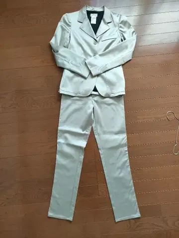 에네스베 팬츠 수트 셋업 실버 그레이 S~M