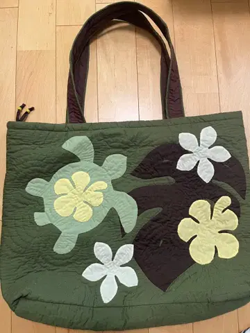 퀼팅 토트백 하와이안 퀼트 토트백