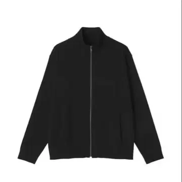 세탁 가능한 밀라노 리브 편직 풀 집업 가디건 블랙 S 무인양품