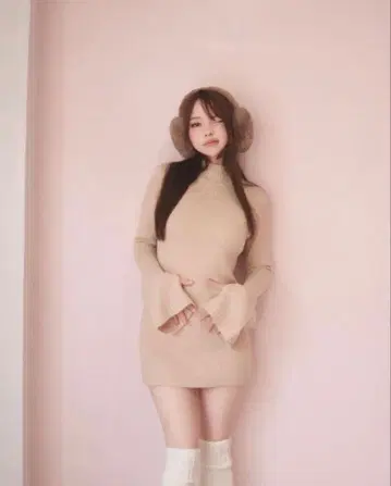 andmary ava knit mini dress 니트 원피스