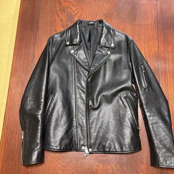 블랙 라이더 자켓 사이드 지퍼