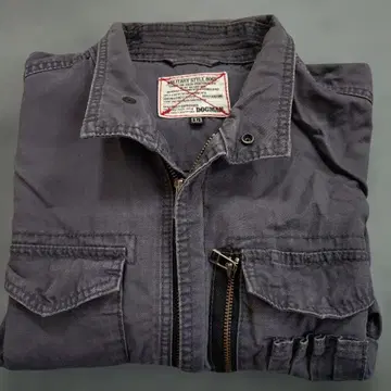 DOGMAN 밀리터리 스타일 자켓 L 사이즈 차콜 그레이