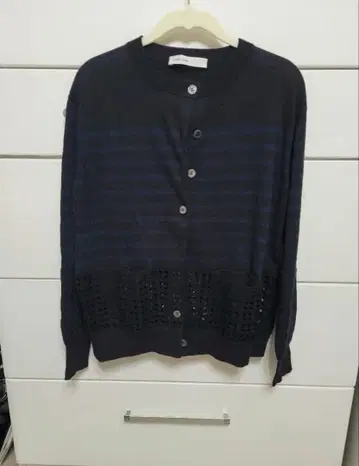 새상품급 sacai 가디건 레이스 보더