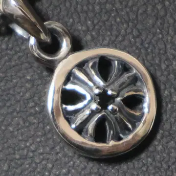 고딕 디자인 실버 925 제작 서클형 크로스 십자가 미니 펜던트