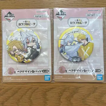 컬러풀 피치 제일복권 돗누쿠 탓츤 캔뱃지 세트