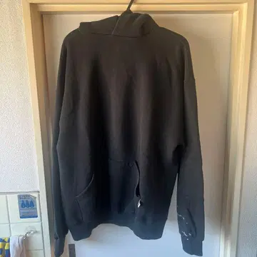 러셀 애슬레틱 블랙 후드티