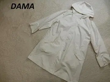 새상품급 DAMA  라이너 부착 후드 코트 화이트 9