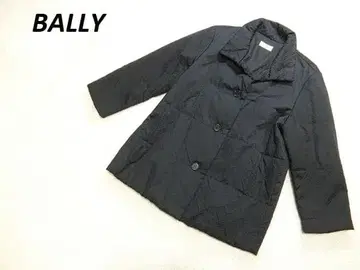 발리 올 패턴 로고 패턴 충전솜 코트 블랙 38