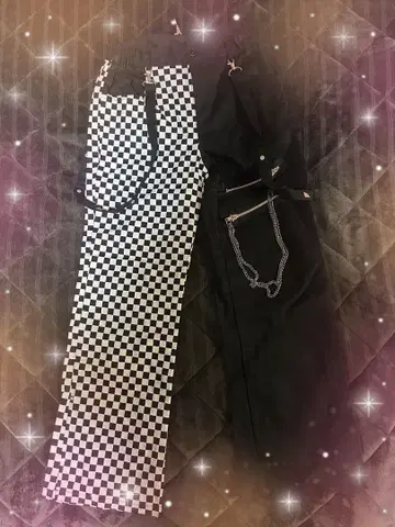 펑크 스타일 팬츠