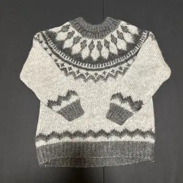 빈티지 노르딕 니트 스웨터
