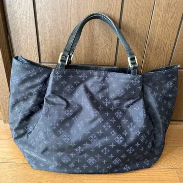 러셋 토트백 블랙&네이비