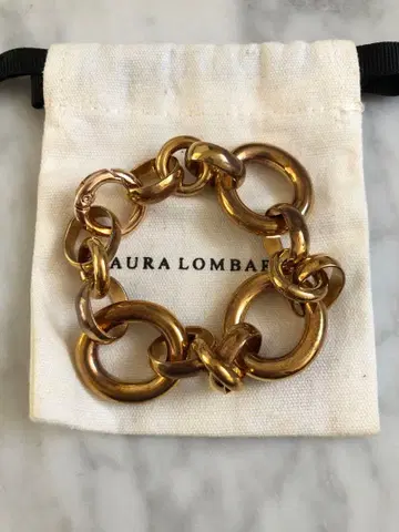 LAURA LOMBARDI 체인 팔찌 골드